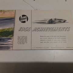 1955 Motor Sport Achievements Booklet.