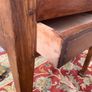 Early 20th Century Solid Oak Butchers Block Prep Table. Image 3