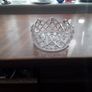 Old vintage glass fruit bowl Image 2