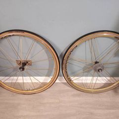 Gold Campagnolo Shamal Wheelset (Super Rare)