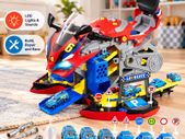 Kids Motorcycle Engine Mechanic Workshop Toy 25 Piece STEM Repair & Racing Set