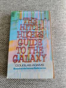 The Hitch Hikers Guide to the Galaxy by Douglas Adams 1979 in good used condition FREE STANDARD POSTAGE INCLUDED