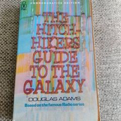 The Hitch Hikers Guide to the Galaxy by Douglas Adams 1979 in good used condition FREE STANDARD POSTAGE INCLUDED