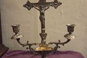 Catholic Sick Call Crucifix Candelabra