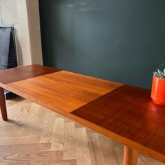 Mid century teak coffee table vintage retro