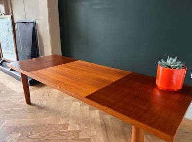 Mid century teak coffee table vintage retro