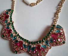 coloured necklace New
