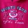 SALE!  Girls' Red Long Sleeve Hooded Fleece Jacket Image 4