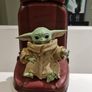 Star Wars The Mandalorian Grogu The Child in Chair 1:2 Scale 12" Statue Image 4
