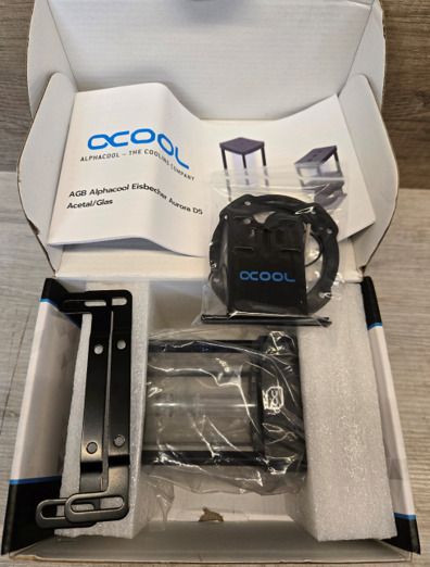 Alphacool Aurora D5 Universal Water cooling reservoir Black, Transparent 1 pc
