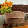 Vintage MCM Hammered Copper Rectangular Shape Planter Jardiniere Image 3