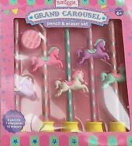Pony set of pencils and erasers (Pr 951)