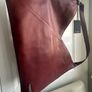 Burgundy leather bag from Muubaa Image 9
