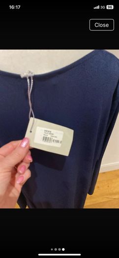 Navy tulip dress size 16