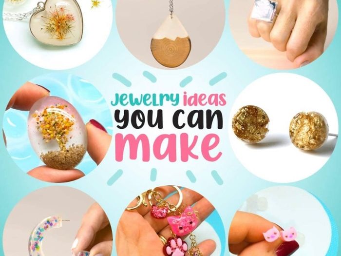 Resin Jewelry Making Kit - Resin Kits for Beginners with Molds and Resin Making Supplies - Silicone Casting Mold, Tools Set and Clear Epoxy Resin for DIY Jewelry Craft (FREE POSTAGE)