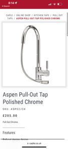 Aspen pull out tap