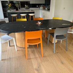 6x Arper Juno Dining Chairs