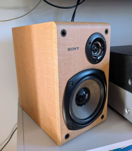denon cd player, amplifier and speakers