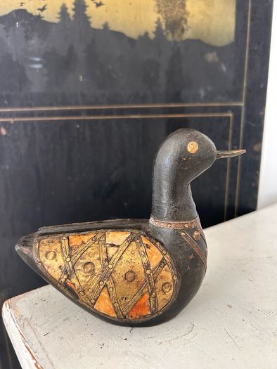 Vintage Wooden Duck Ornament
