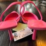 H&M Pink slingback 3&1/4 inch heels Size 7/EUR 40 BNWT Image 4