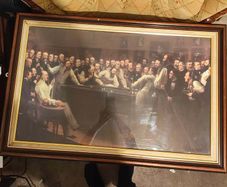 Framed print of "the billiard room"