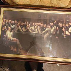 Framed print of "the billiard room"