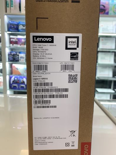 Lenovo Legion 5 Rtx5070 15irx10 Core I7 13650hx 16gb 1tb New