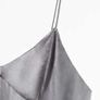 Zara Satin Dress With Feathers Image 4