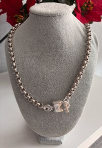 Padlock and Key Toggle Closure Chain