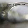 Vintage 925 sterling silver rose quartz & beryl ring 3,58g size P1/2 Image 9