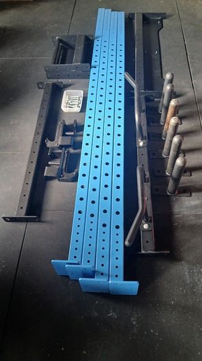 2 x Blk box half racks