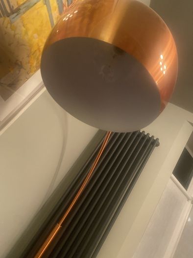 copper floor lamp