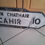 Original Old Irish bilingual Road Sign Cahir Tipperary Image 2