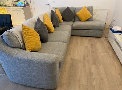 Nearly New L Shaped Sofa