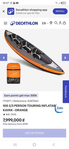 Inflatable kayaks