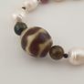Vintage African Carnelian & Fresh Water Authentic Pearl Necklace Image 10