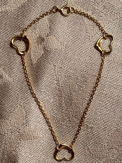 Rare Tiffany x Elsa Peretti Open Heart 750/18K YG