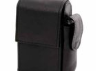Leather Tabacco Cigarette Case Wallet with Hinged Lid and Lighter Holder