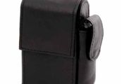 Leather Tabacco Cigarette Case Wallet with Hinged Lid and Lighter Holder