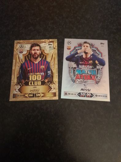 Lionel Messi Rare Cards from Match Attax 2026 /27