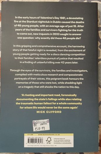The Last Disco: The Story Of The Stardust Tragedy by Sean Murray, Christine Bohan and Nicky Ryan