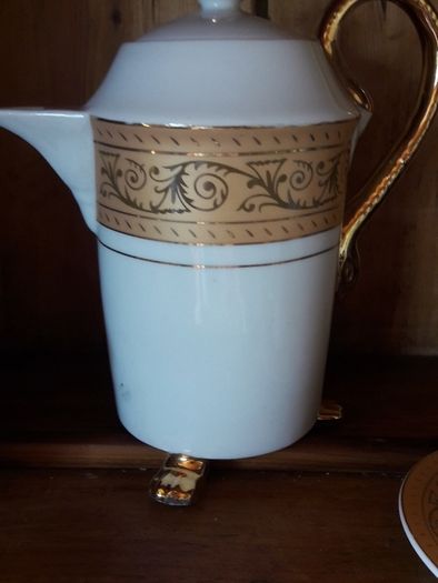 vintage ashford footed coffee set