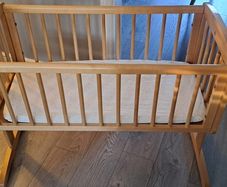 wooden crib