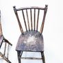 Antique Kitchen Chairs x 2 - Rustic Image 4
