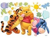 Large Winnie the Pooh Wall Stickers Cartoon Home Decor Paper Nursery Wall art