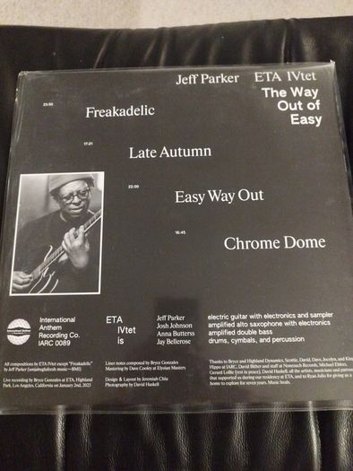 Jeff Parker ETA IVtet The way out of easy 2lp
