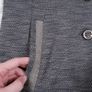 Gustav Grey Textured Blazer Jacket Metallic Trim 10UK/38EU Image 5