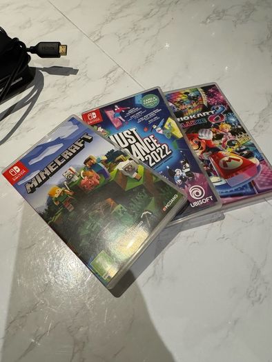 Nintendo Switch with games