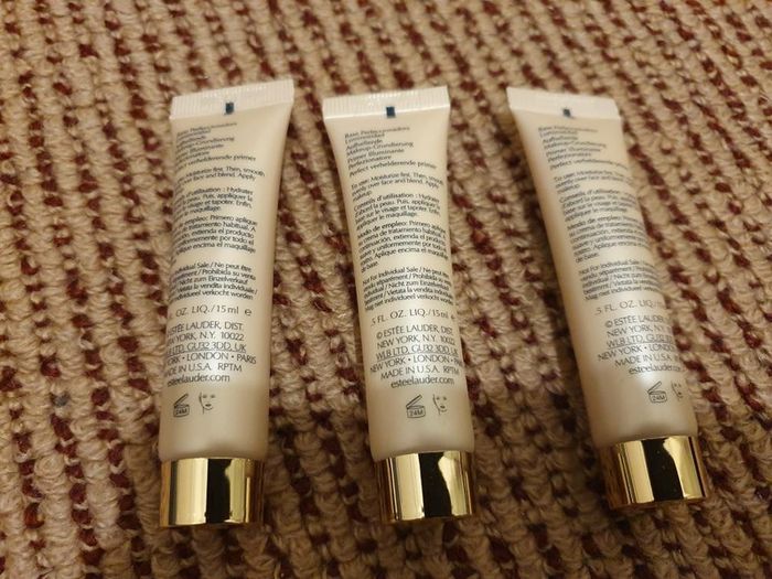 Three Brand New Estee Lauder The Illuminator Radiant Perfecting Primer + Finisher 45ml in total