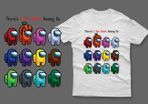 There is 1 boo sheet among us t-shirt impostor among us t-shirt impostor t-shirt